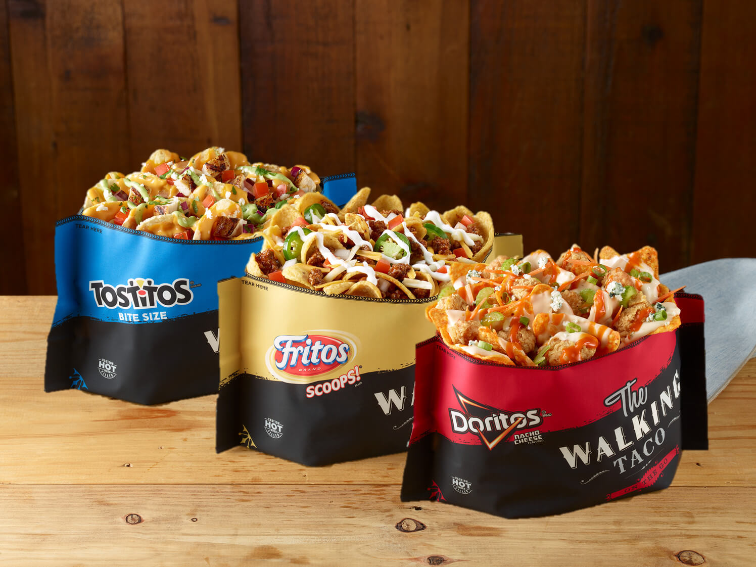 The Walking Taco Snacks of Different Flavors